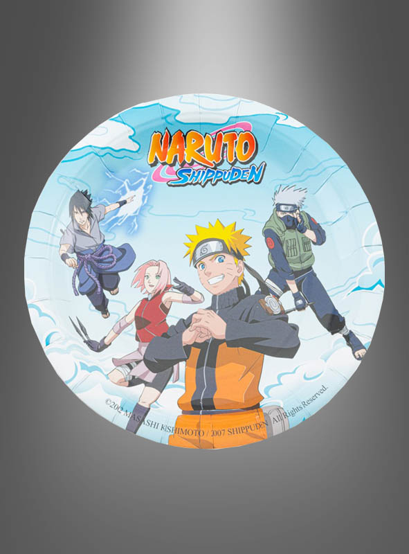 8 pcs. Naruto Paper Plate 23cm