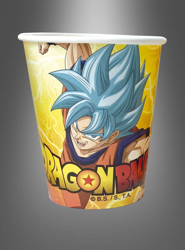 8 pcs. Dragon Ball Paper Cups 250ml