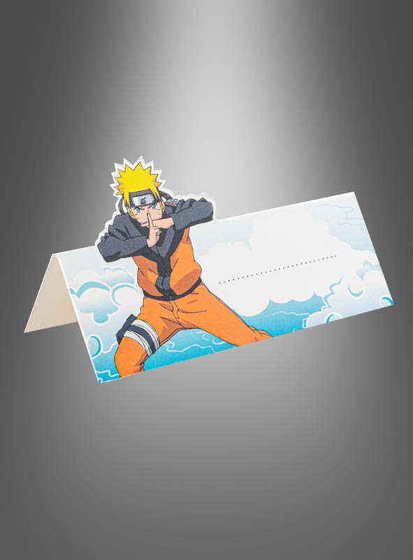8 pcs Place Cards Naruto