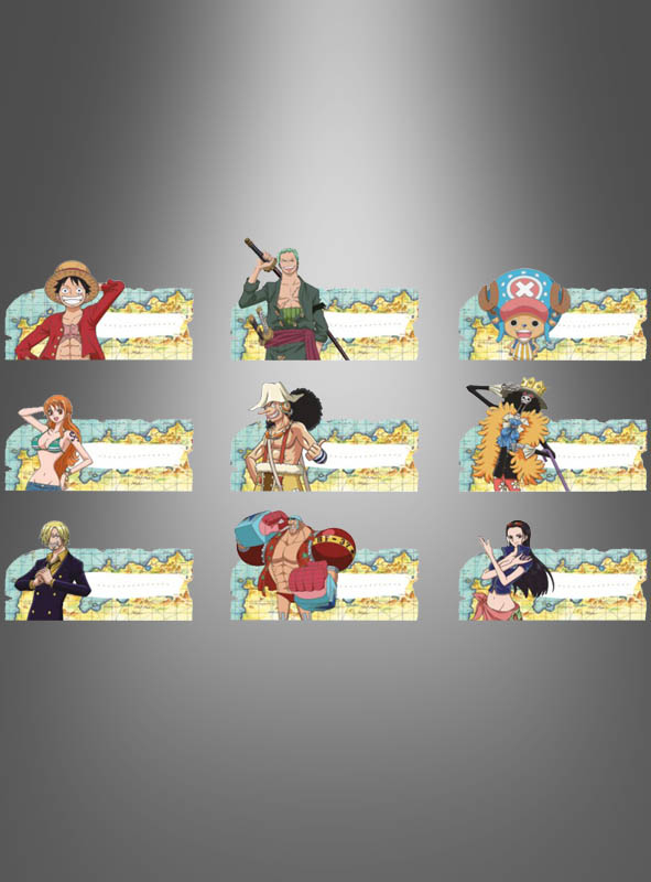 9 pcs Place Cards One Piece