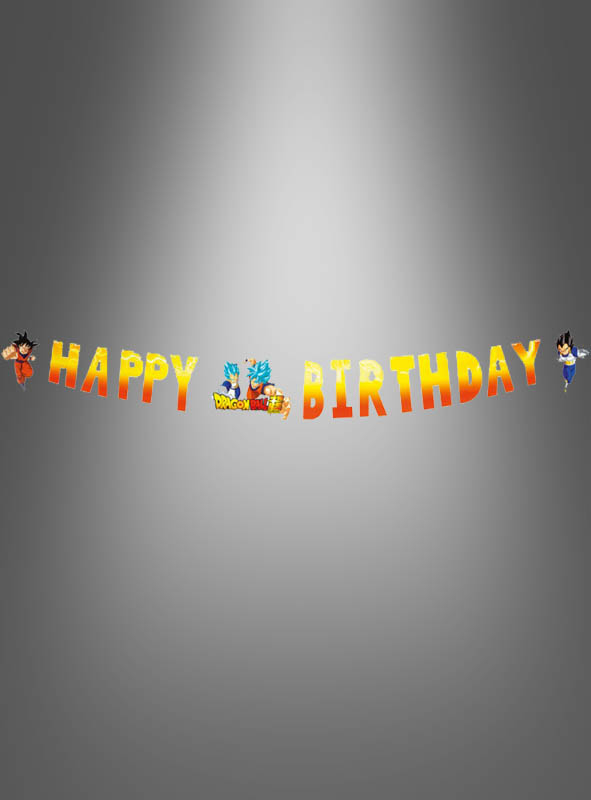 Dragon Ball Papiergirlande Happy Birthday 200cm