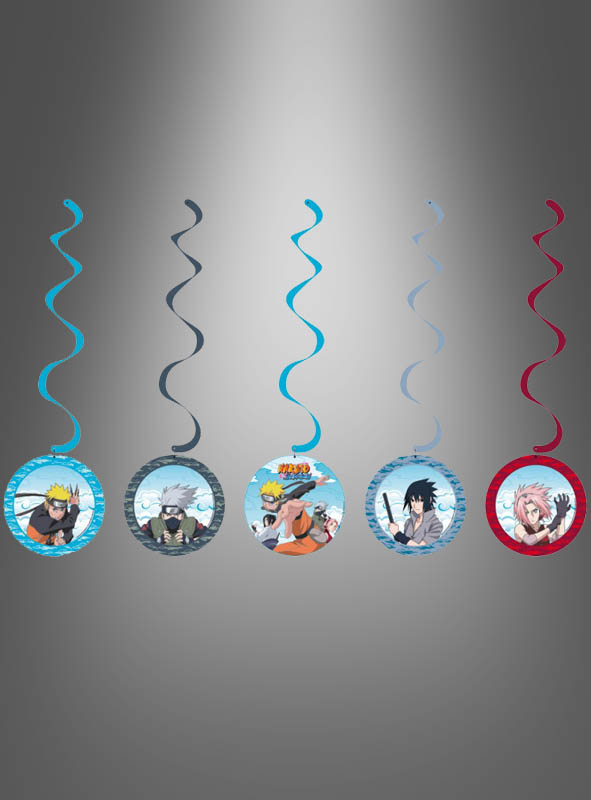 5 pc. Naruto Deco Swirls