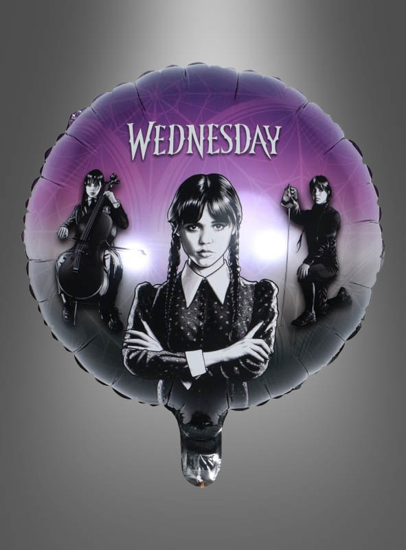 Wednesday round foil balloon 43cm