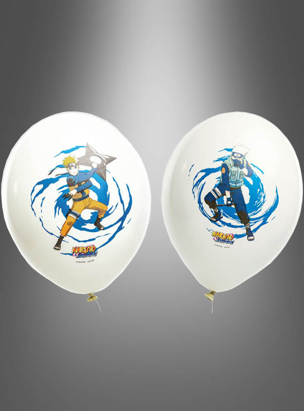 6 pcs Naruto Latex Balloons