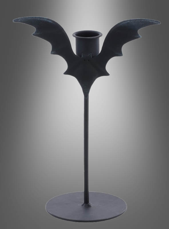 Bat candle holder stick candles 14x20cm