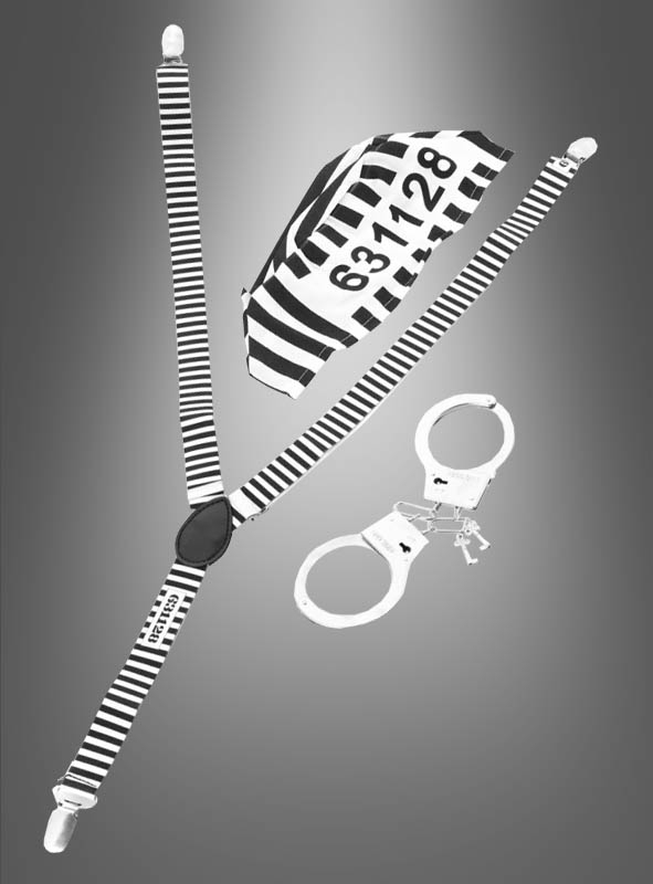 Convict set prisoner 3 pcs.