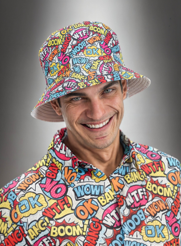 Bucket hat comic