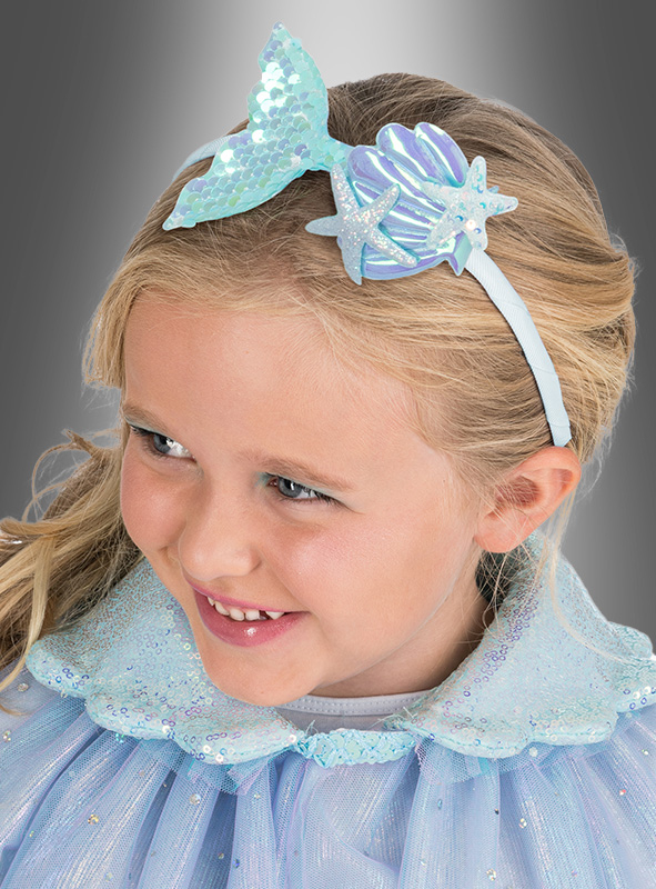 Mermaid headband made from sequins