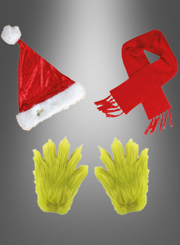 The Grinch accessory set 3 pieces