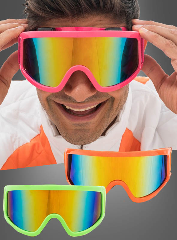 Ski Glasses Carnival Neon