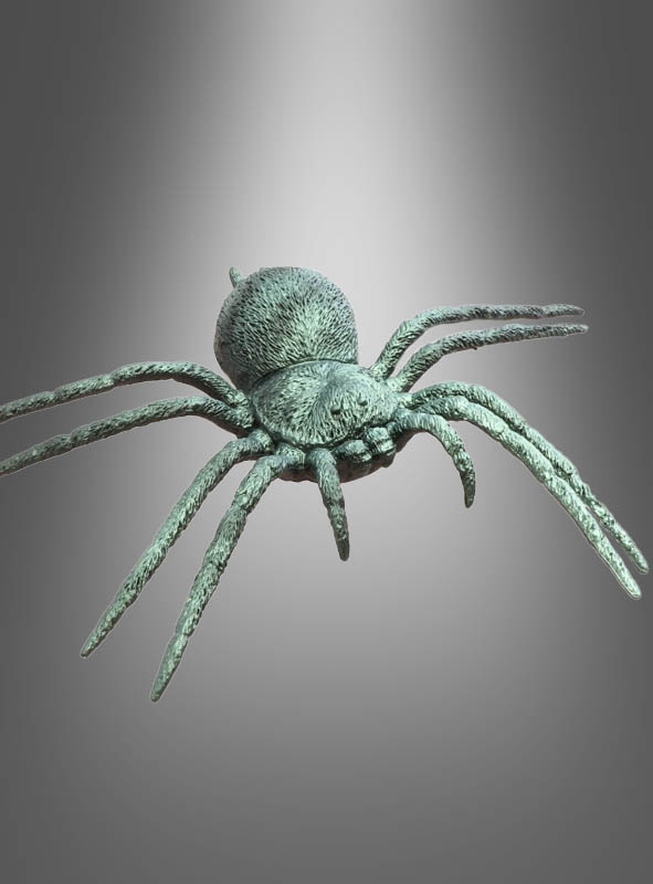 Spider 23cm green iridescent
