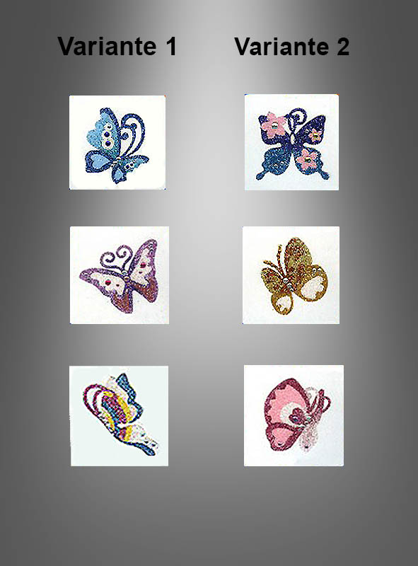 Butterfly Glitter Tattoo Set