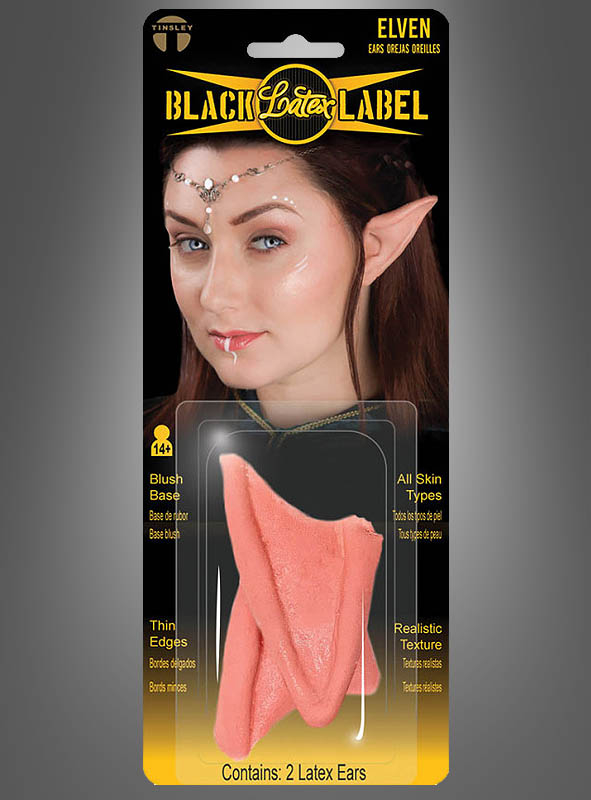 Pointed Elf Ears Latex Deluxe