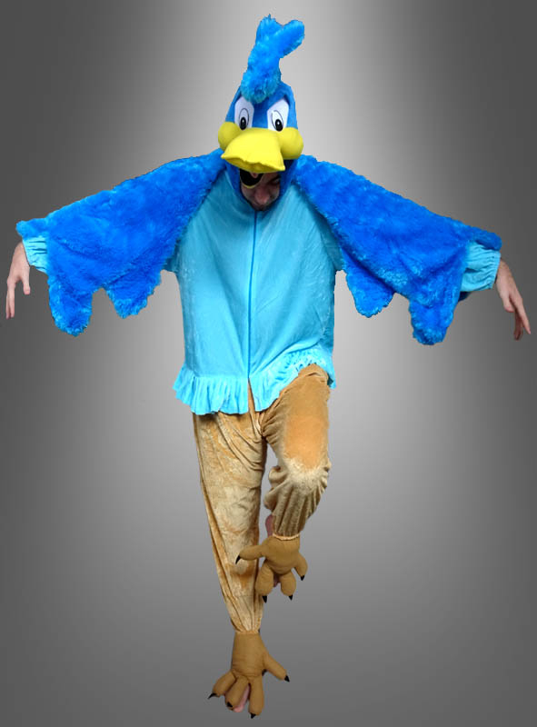 Blauer Rennvogel Kostüm