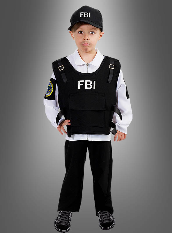 FBI Kostüm Polizei Ermittler Agent USA Kostüm Gr M Halloween Fasching Karneval 