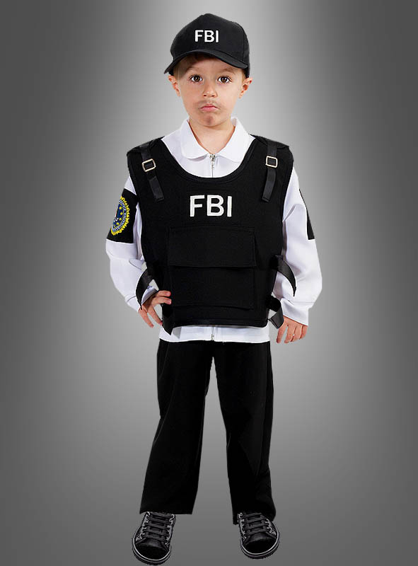 FBI Agent Children Costume