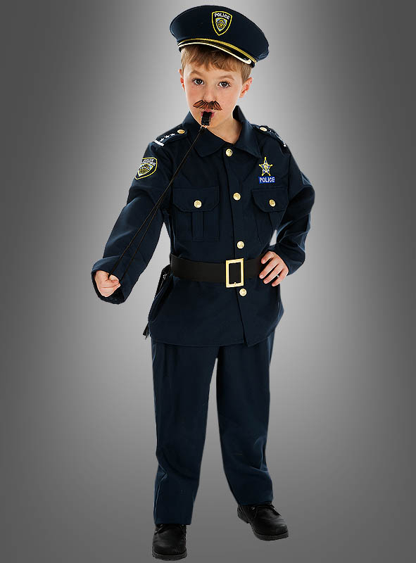 Orl Kinder Kostüm Polizei Set Junge Handschellen Karneval Fasching