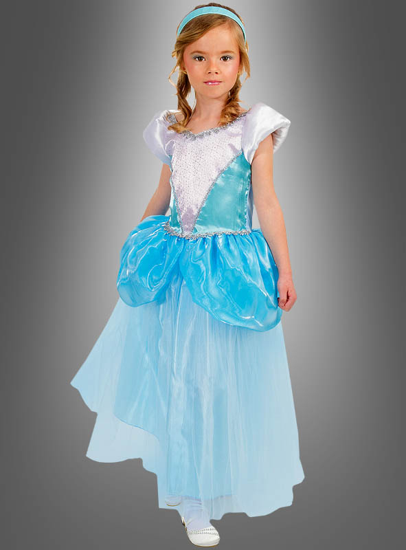 Blue Princess Dress with Hair Hoop