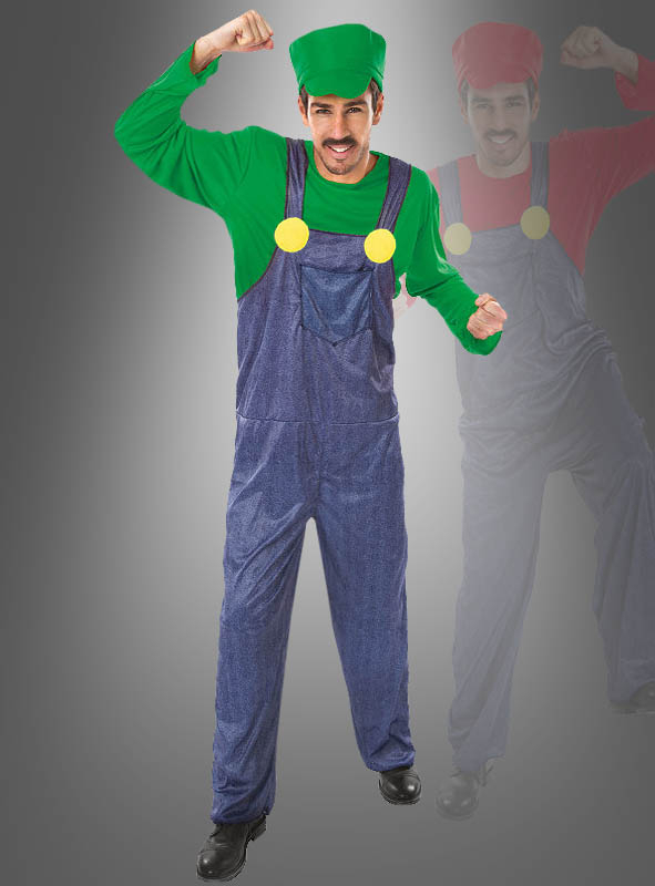 Green Plumber Costume Adult Men