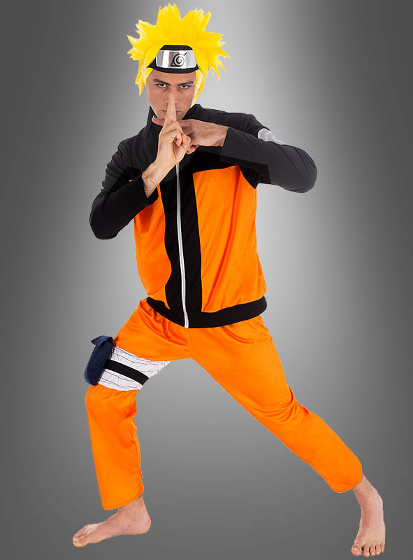 Anime Naruto Shippuden Uzumaki Naruto Cosplay Costume Jacket & Pant Full  Outfit 