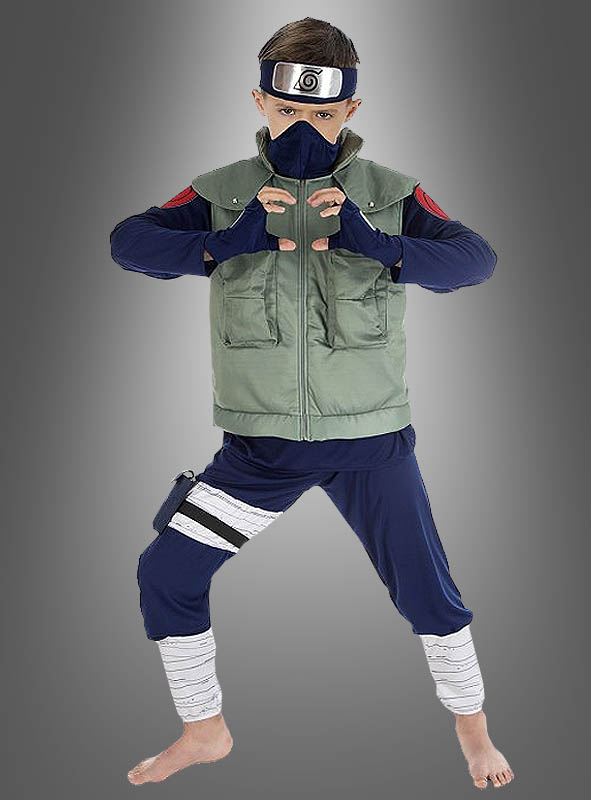 Hatake Kakashi Cosplay Costume Halloween Outfit Full Set Uniform