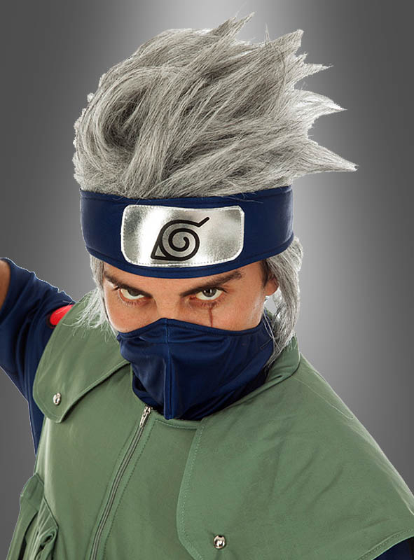 Naruto Hatake Kakashi fancy cosplay kostüm perücke 