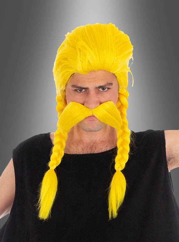 Unhygienix Wig and Mustache