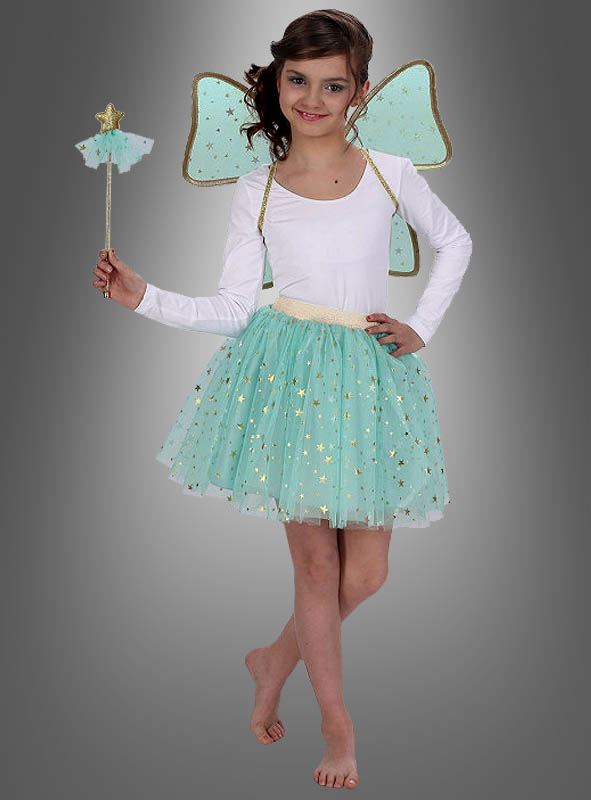 Fairy Set for Girls turquoise-gold