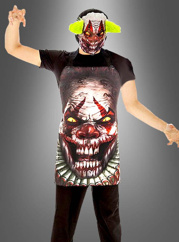 Apron Horror Clown with Mask