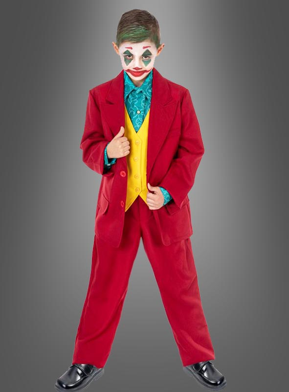 Mr. Crazy Joker Costume for Kids
