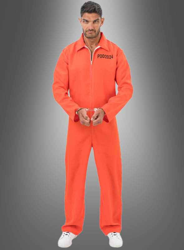 Prisoner Jumpsuit Adult orange