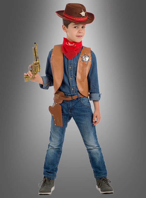 Sheriff Kostüm Set 5 Teile für Kinder