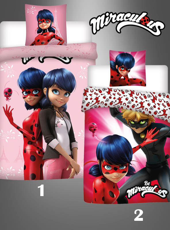 Miraculous Duvet Cover Ladybug & Cat Noir