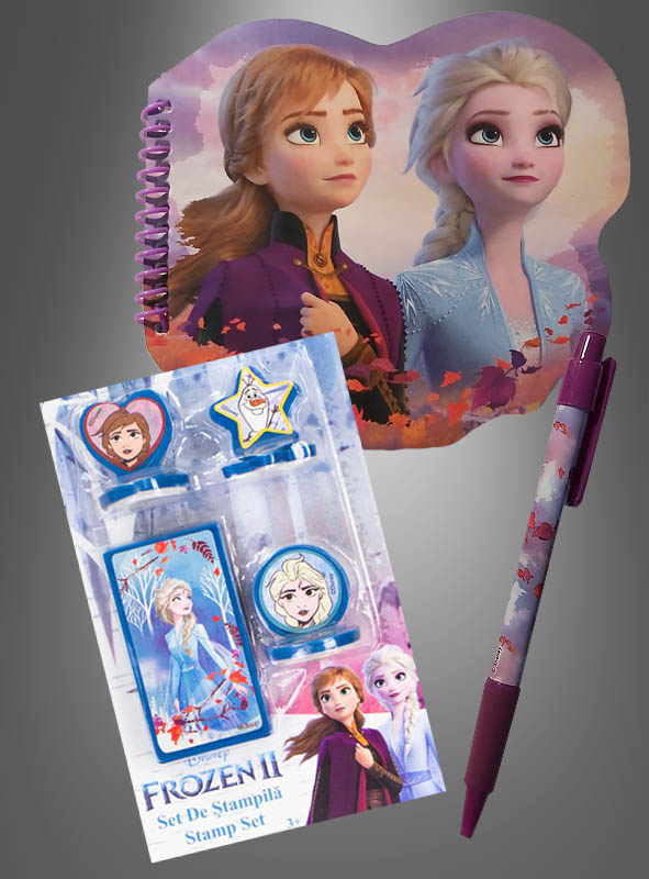 Frozen Elsa Stamp Set and Notebook