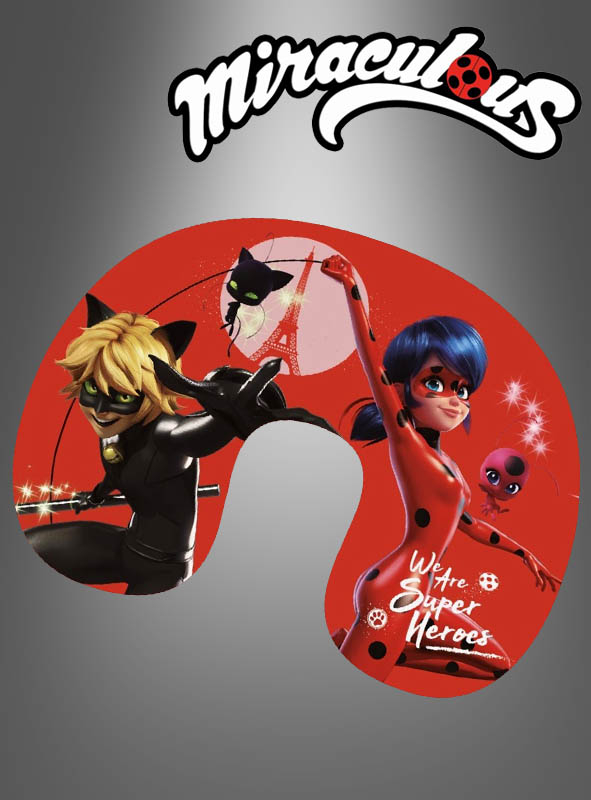 Ladybug Miraculous Travel Pillow