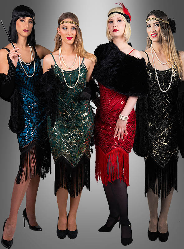Luxurious Sequin Dress Cleo Flapper