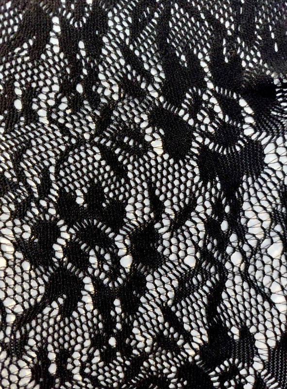 Romantische Strumpfhose mit Blumen Spitzenmuster