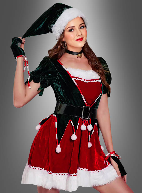 Sexy Christmas Elf Costume Ladies