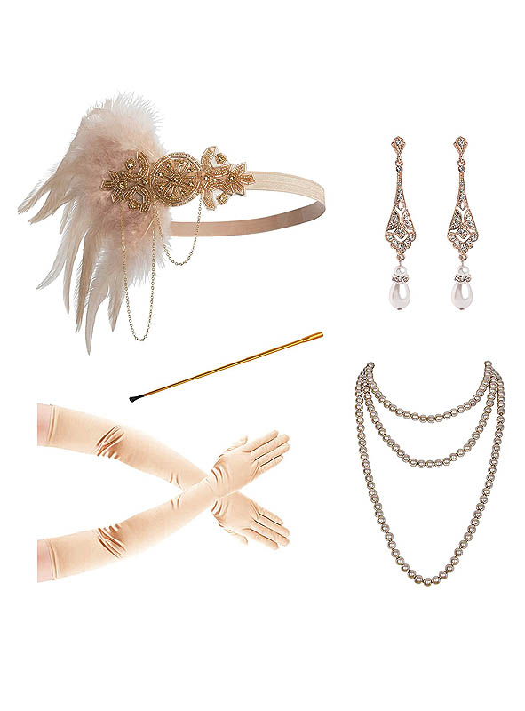 1920s Flapper Headpiece Great Gatsby Wedding Jewelry Set Bridal Hair  Accessories  eBay