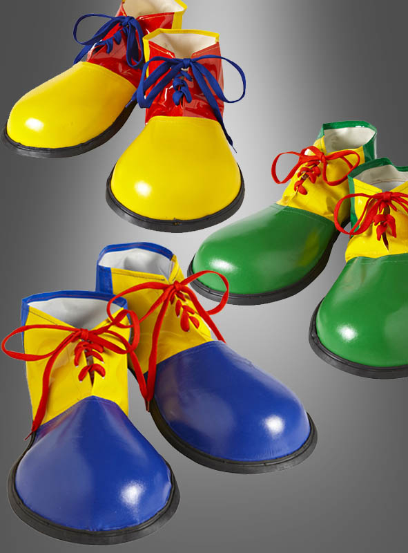 Zirkus-Clown Schuhe Latschen Clown Schuhe mit Punkten Narrenschuhe Clownskostüm 