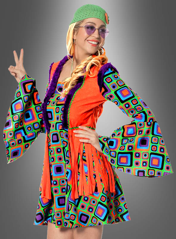 Hippie Dress with Fringe Vest