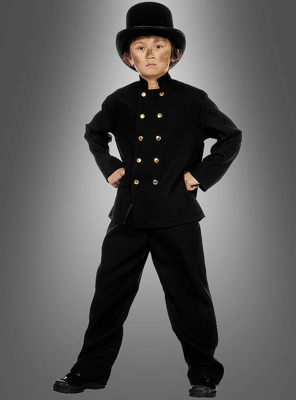 Chimney Sweeper Child Costume black