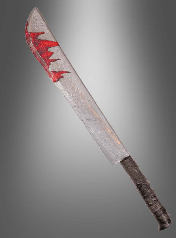 Riesige blutige Machete Halloween 74cm