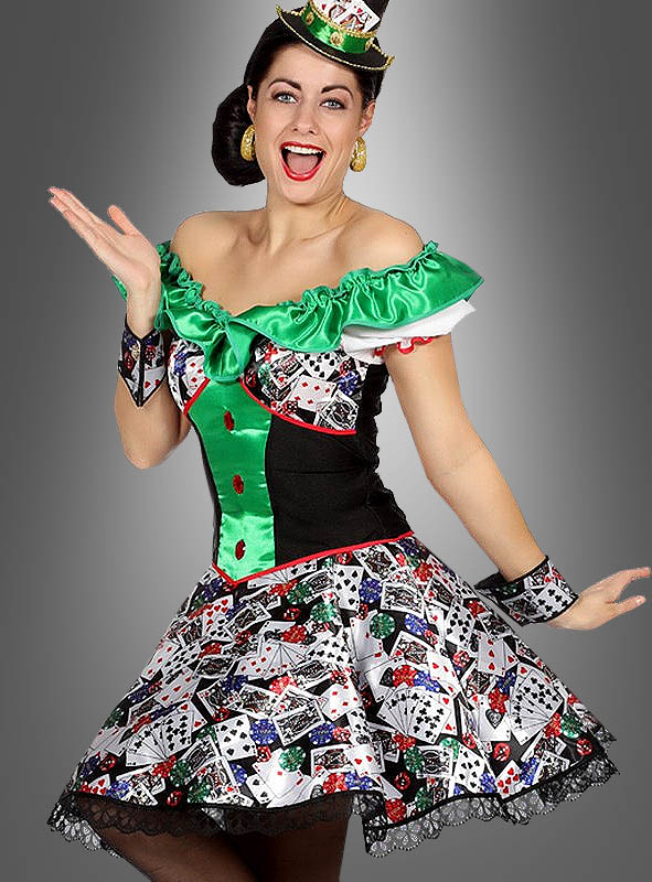 Casino Dress for Women with Playing » Kostümpalast.de