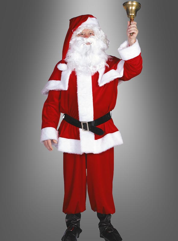 Buy Partysanthe Velvet Adult Santa Suit For Men 5 Pcs Set Christmas Santa  Clause Costume,Multicolor Online at Low Prices in India - Amazon.in