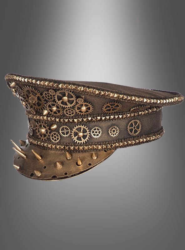 Steampunk Schildmütze Deluxe Unisex