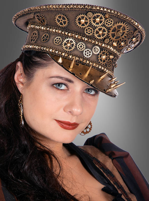 Steampunk Schildmütze Deluxe Unisex