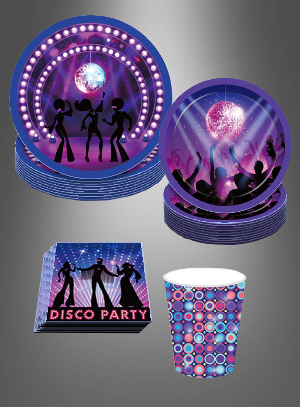 Disco Party Dishes Set