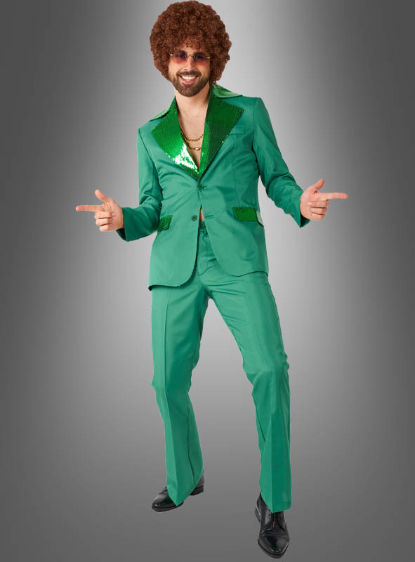 Grüner Disco Anzug