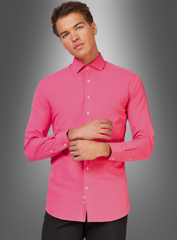 Men's shirt long sleeve pink